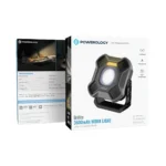 POWEROLOGY BRILLITE 3- MODE WORK LIGHT WITH 4000MAH BATTERY - BLACK